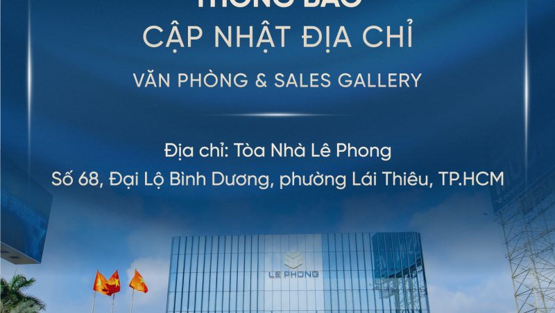 TB Cập nhật địa chỉ SG